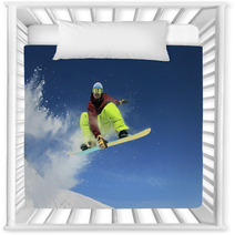 Snowboarder In The Sky Nursery Decor 42975067