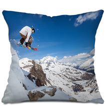 Snowboarder In The Sky Pillows 59930592