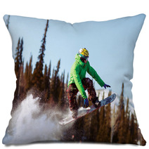 Snowboarder Jumping Pillows 66564087
