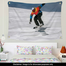 Snowboarder Jumping Wall Art 66564154