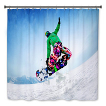 Snowboardind Bath Decor 59169805