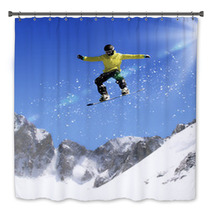 Snowboarding Bath Decor 63348572