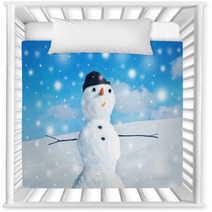 Snowman And Snowstorm Nursery Decor 57900644