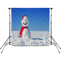 Snowman Backdrops 58291531