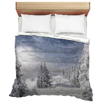 Snowstorm In The Mountains Bedding 57792336