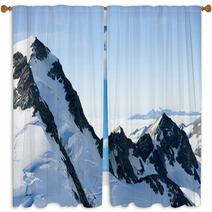 Snowy Mountains Window Curtains 67899322