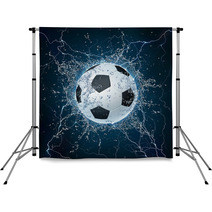 Soccer Ball Backdrops 25510423