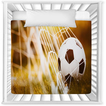 Soccer Ball In Goal Nursery Decor 116250654