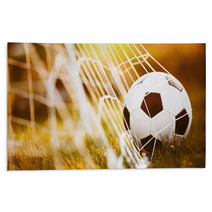 Soccer Ball In Goal Rugs 116250654