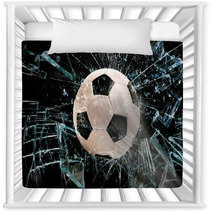 Soccer Ball Through Glass Nursery Decor 75565566