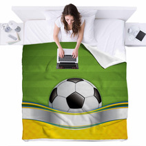 Soccer Field Blankets 64088421