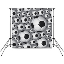 Soccer Or Football Ball Pattern Eps10 Backdrops 58326702