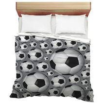 Soccer Or Football Ball Pattern Eps10 Bedding 58326702