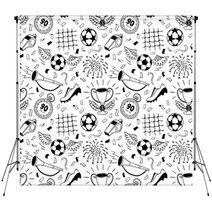 Soccer Pattern Backdrops 173421059