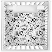 Soccer Pattern Nursery Decor 173421059