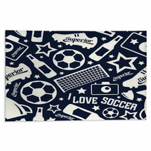 Soccer Seamless Pattern Rugs 78299731