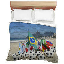Soccer World Cup 2014 Brazil International Team Flags Rio Bedding 59122822