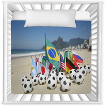 Soccer World Cup 2014 Brazil International Team Flags Rio Nursery Decor 59122822