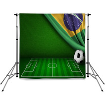 Soccer World Cup In Brazil Concept Background Backdrops 65612232