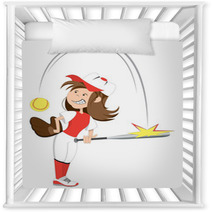 Softball Girl Nursery Decor 66262243