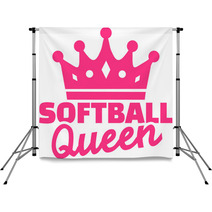 Softball Queen Backdrops 131235358