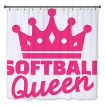 Softball Queen Bath Decor 131235358