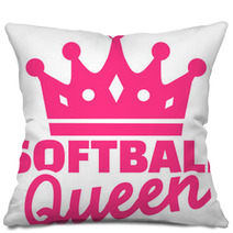 Softball Queen Pillows 131235358