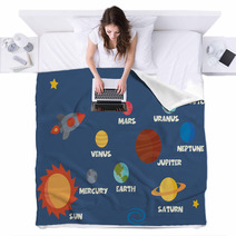 Solar System Concept Blankets 61562682