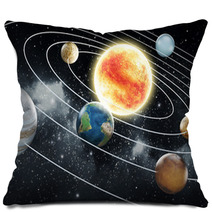 Solar System Illustration Pillows 67617292
