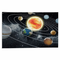 Solar System Illustration Rugs 67617292