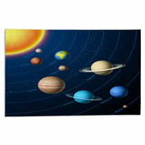 Solar System Planets Rugs 59206454