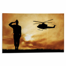 Soldiers Silhouette Rugs 53217009
