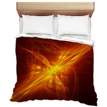 Space Fire Spider Shape Flame Bedding 68510096