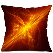 Space Fire Spider Shape Flame Pillows 68510096