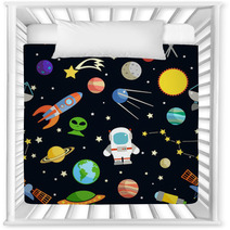 Space Seamless Pattern Nursery Decor 64909625