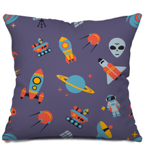 Space Seamless Pattern Pillows 70172237