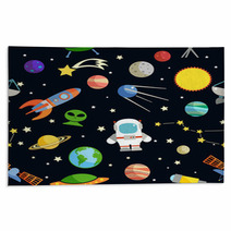 Space Seamless Pattern Rugs 64909625