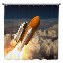 Space Shuttle In The Clouds Bath Decor 67944490