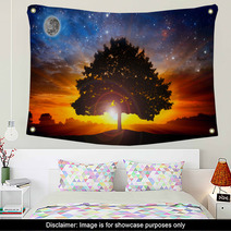 Space Tree Wall Art 60652375