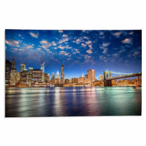 Spectacular Sunset View Of Lower Manhattan Skyline From Brooklyn Rugs 53521782