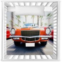 Speeding Classic Car Nursery Decor 113884334