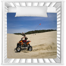 Speeding Quad In Sand Dunes Nursery Decor 22546722