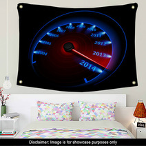 Speedometer 2014. Vector Wall Art 58786029