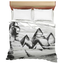 Sphinx And Pyramids Bedding 155464998