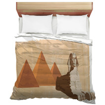 Sphinx And The Pyramids Bedding 35940239