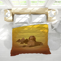 Sphinx Background World Landmark Bedding 108274910