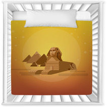 Sphinx Background World Landmark Nursery Decor 108274910