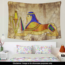 Sphinx  Mythical Creature Of Ancient Egypt Wall Art 26485559