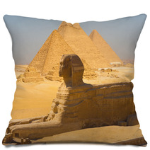 Sphinx Side View Pyramids Giza Composite Pillows 41639960