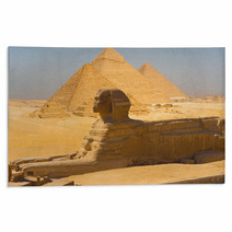 Sphinx Side View Pyramids Giza Composite Rugs 41639960